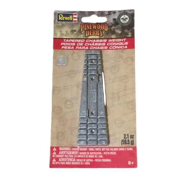 Revell Other - Pinewood Derby Race Car Revell Tapered Chassis Wgt 2.1 oz 4.5" x 1.3" New/Sealed